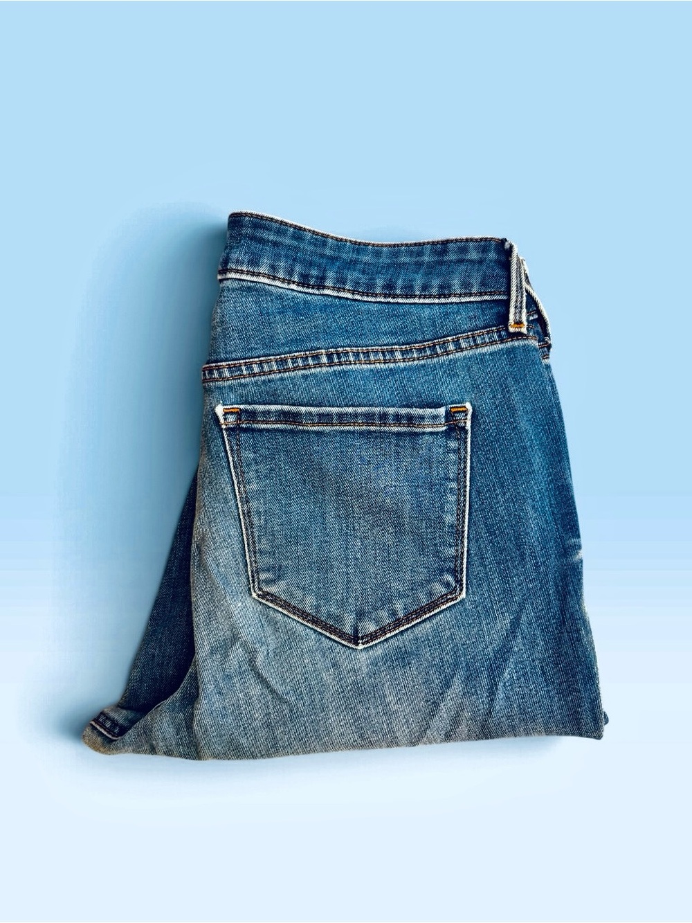Old Navy Pop Icon Skinny Jeans Women’s 8 Tall Blue Stretch Denim